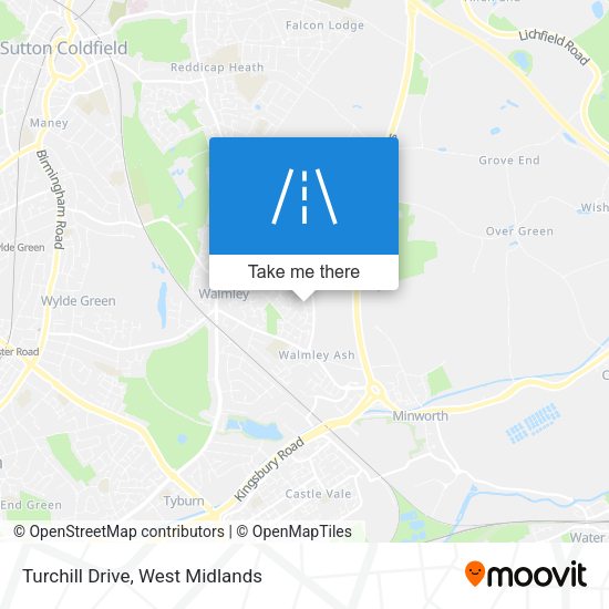 Turchill Drive map
