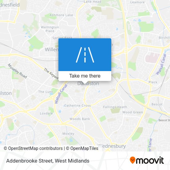 Addenbrooke Street map