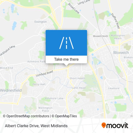 Albert Clarke Drive map