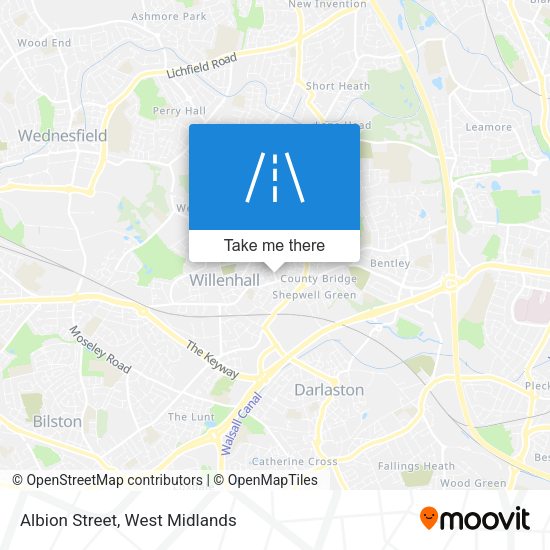 Albion Street map