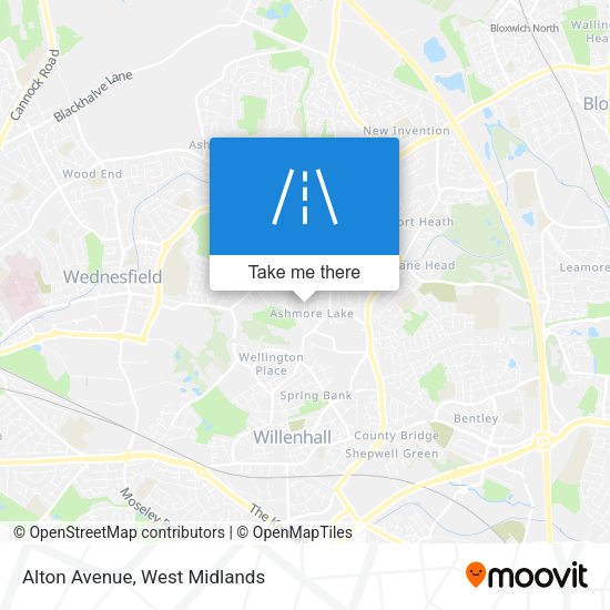 Alton Avenue map