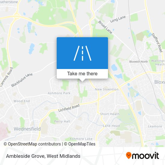 Ambleside Grove map
