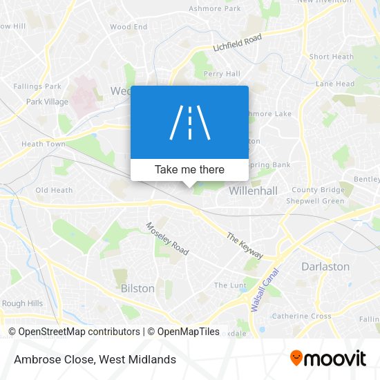 Ambrose Close map