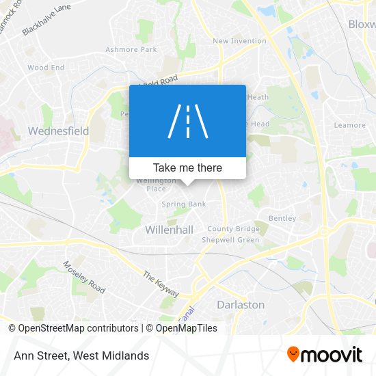 Ann Street map