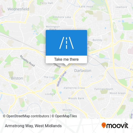 Armstrong Way map