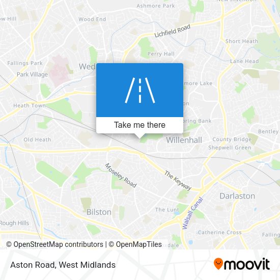 Aston Road map