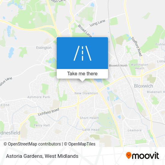 Astoria Gardens map