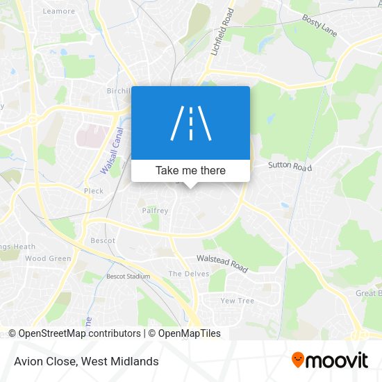 Avion Close map
