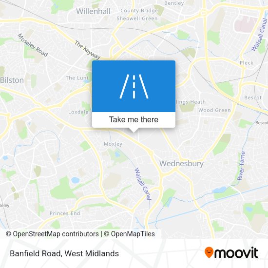 Banfield Road map