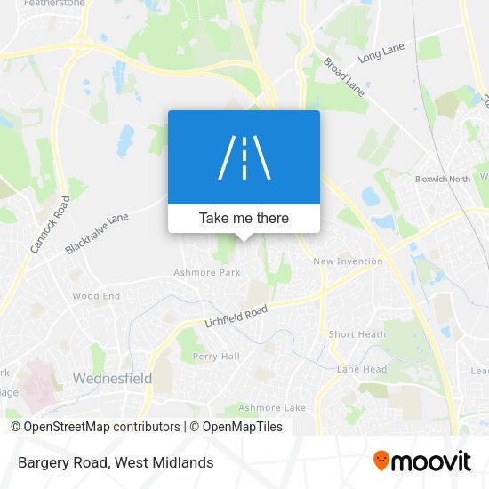 Bargery Road map