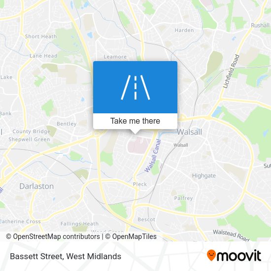 Bassett Street map