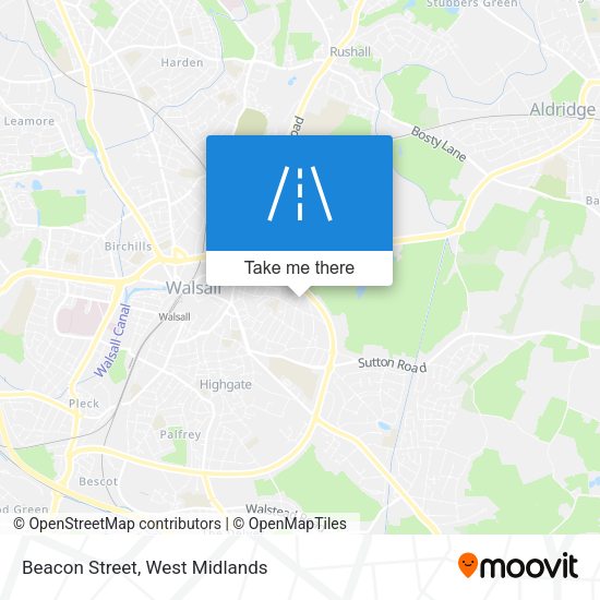 Beacon Street map