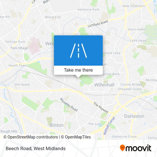 Beech Road map