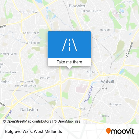 Belgrave Walk map