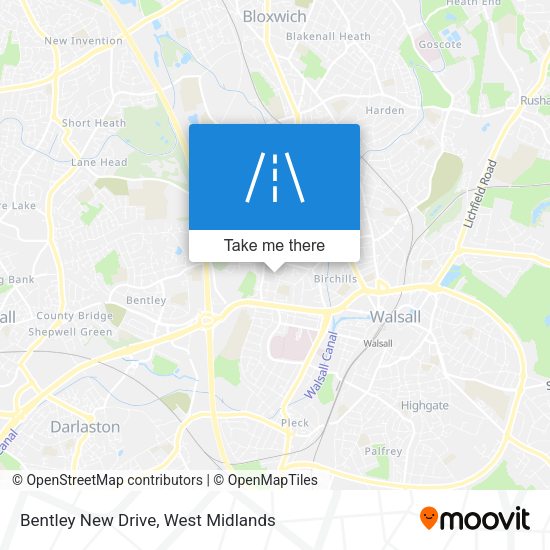Bentley New Drive map
