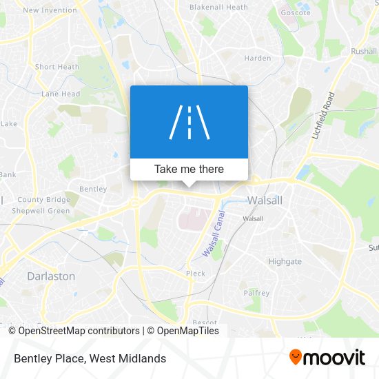 Bentley Place map