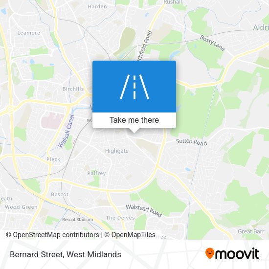 Bernard Street map