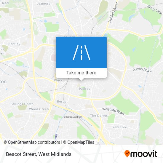 Bescot Street map