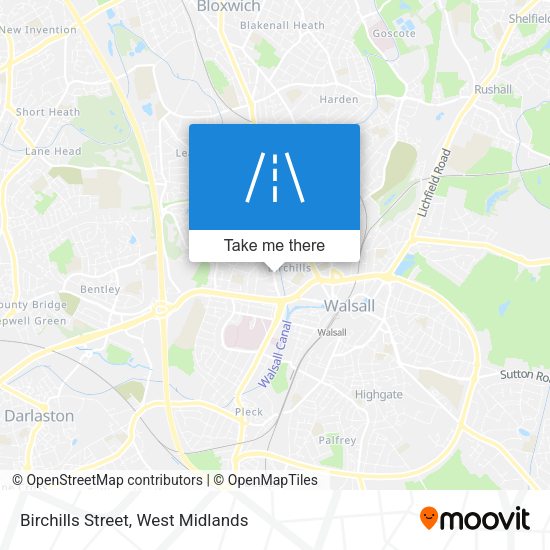 Birchills Street map