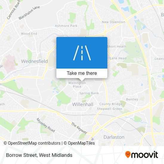 Borrow Street map
