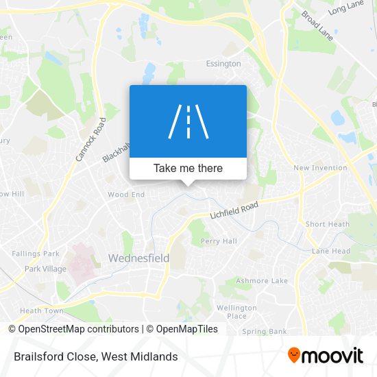 Brailsford Close map