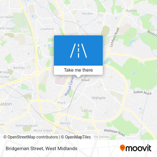 Bridgeman Street map