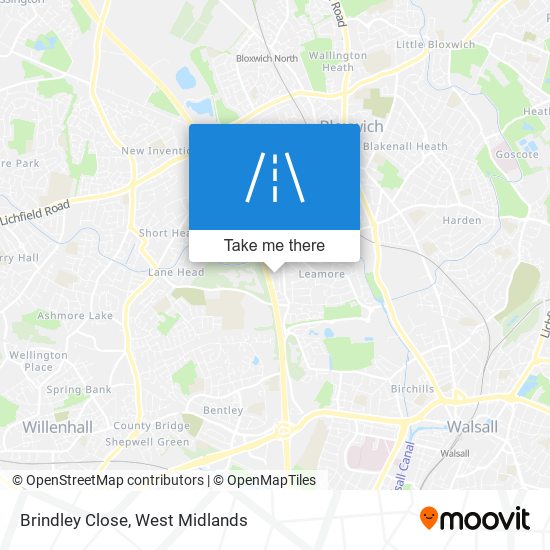 Brindley Close map