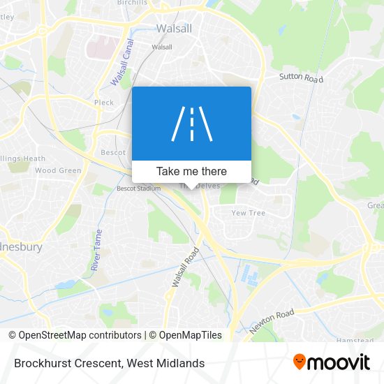 Brockhurst Crescent map