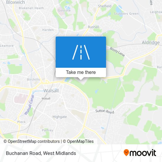 Buchanan Road map