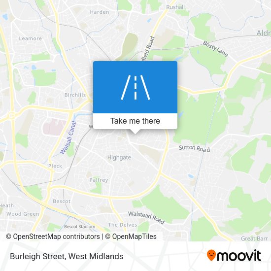 Burleigh Street map