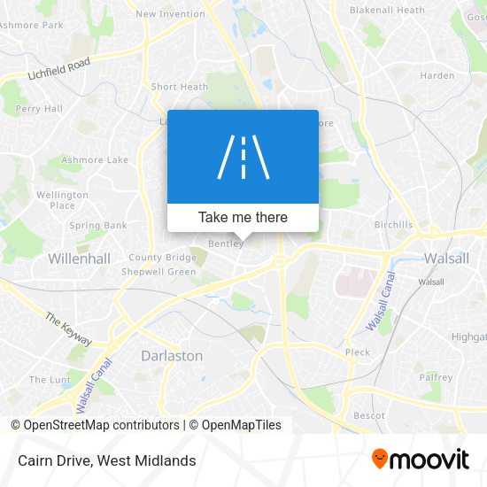 Cairn Drive map
