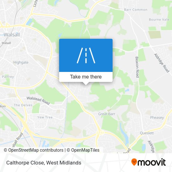 Calthorpe Close map