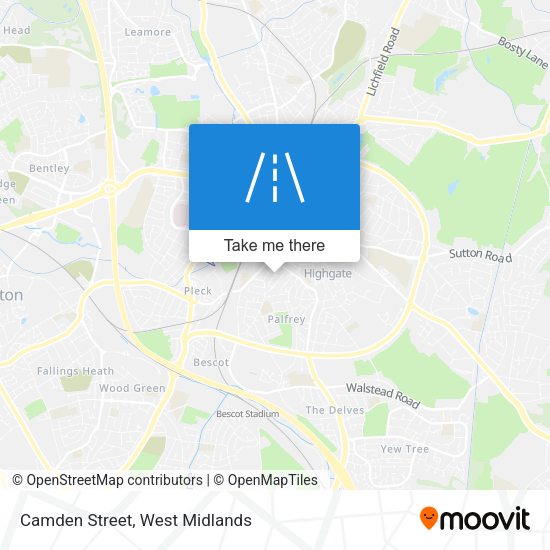 Camden Street map