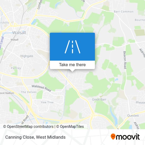Canning Close map