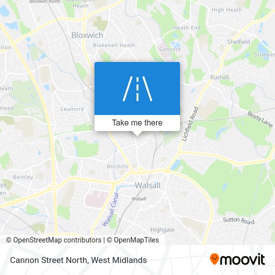 Cannon Street North map