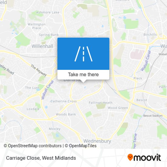 Carriage Close map