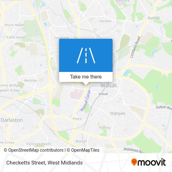 Checketts Street map