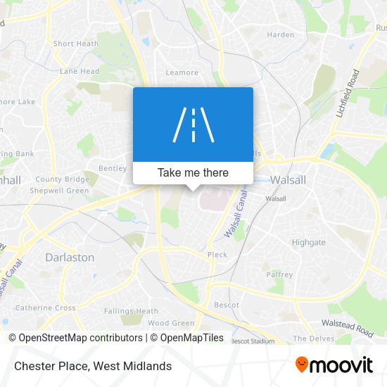 Chester Place map