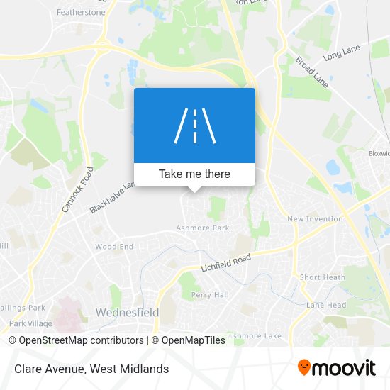 Clare Avenue map