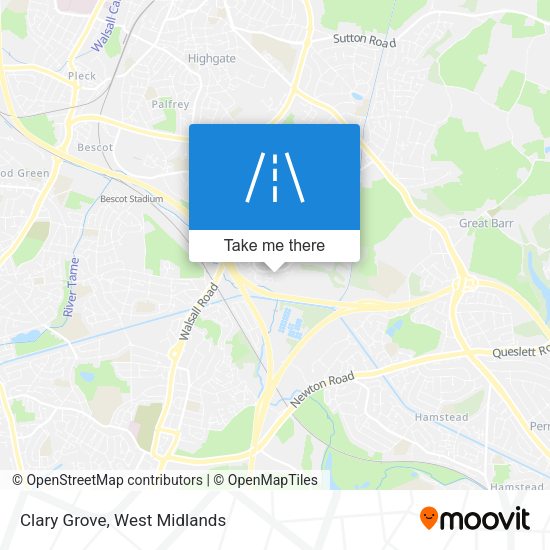 Clary Grove map