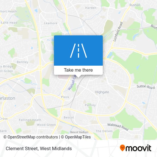 Clement Street map