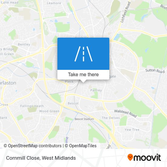 Cornmill Close map