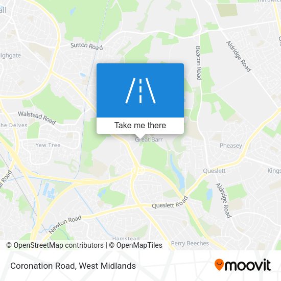 Coronation Road map