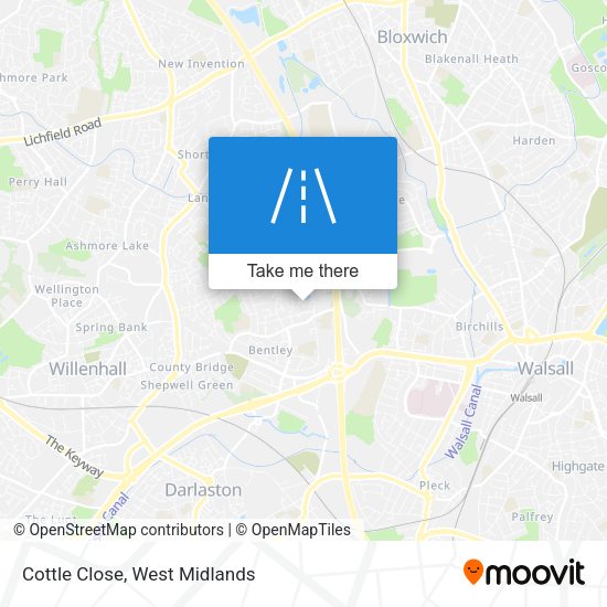 Cottle Close map