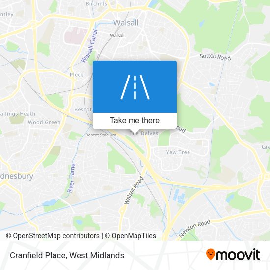 Cranfield Place map