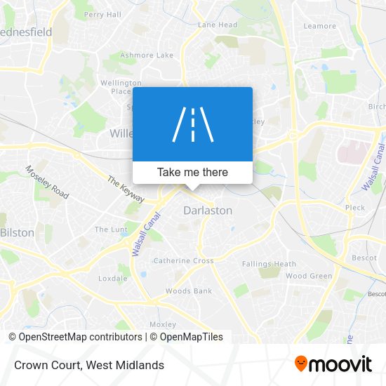 Crown Court map