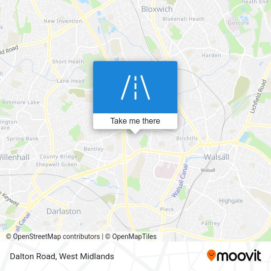 Dalton Road map