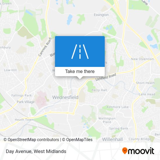 Day Avenue map