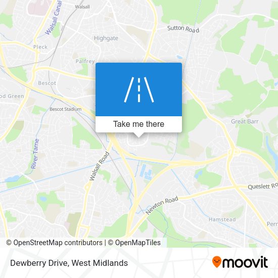 Dewberry Drive map