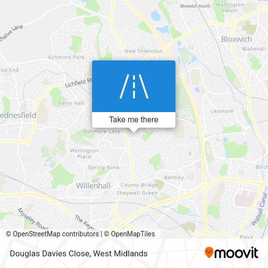Douglas Davies Close map